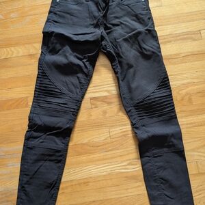 Prana Women's Black Skinny Moto-Style Pants